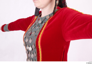  Photos Medieval Turkish Princess in cloth dress 1 Turkish Princess formal dress red dress upper body 0009.jpg